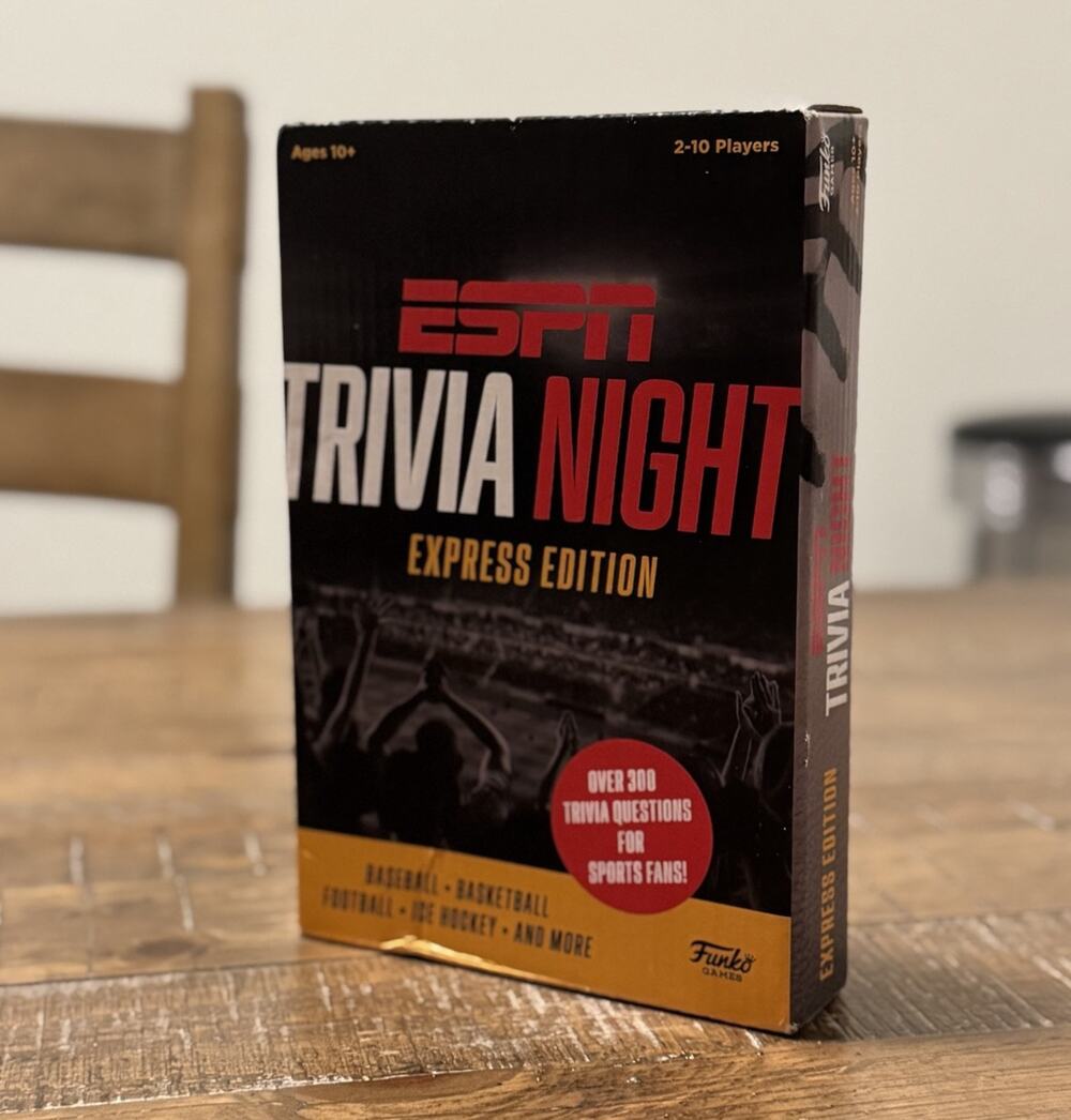 Funko Games ESPN Trivia Night Express Edition Family Game Night Sports Knowledge